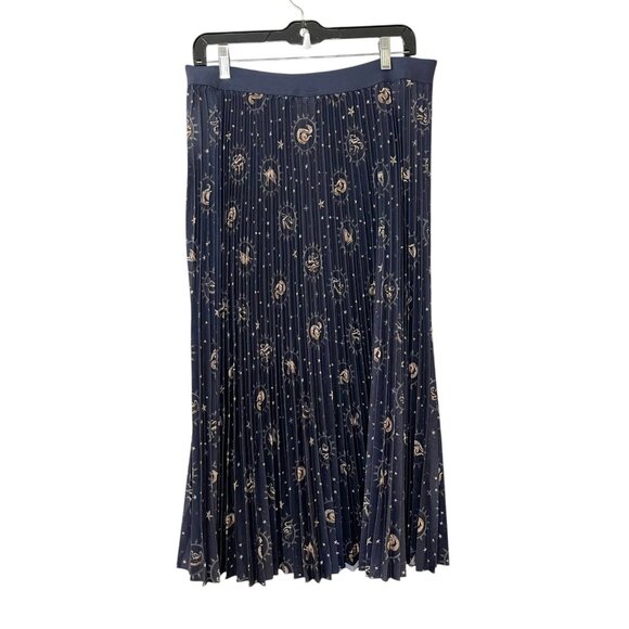 Harry Potter Shein Wizarding World Zodiac Celestial Houses Pleated Midi Skirt 0X - Picture 3 of 7